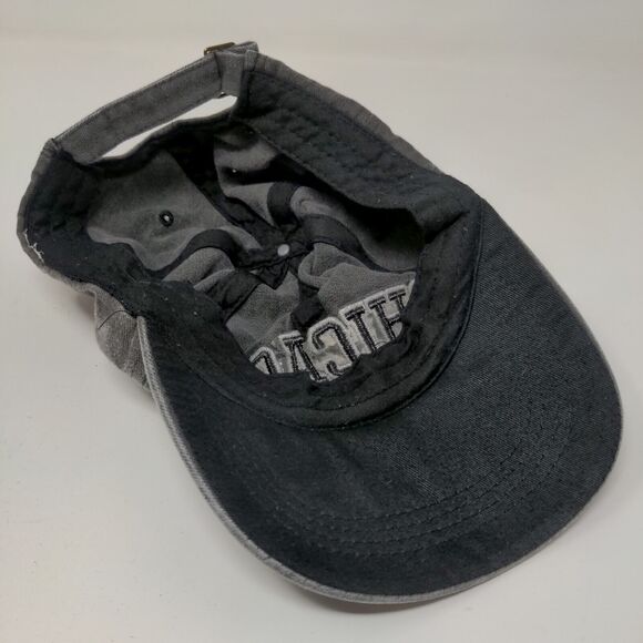Chicago Men's Slideback Hat Gray Adjustable Embroidered Logo - Picture 9 of 10